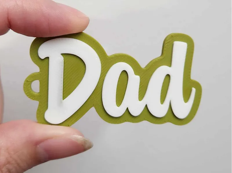 Dad Keychain