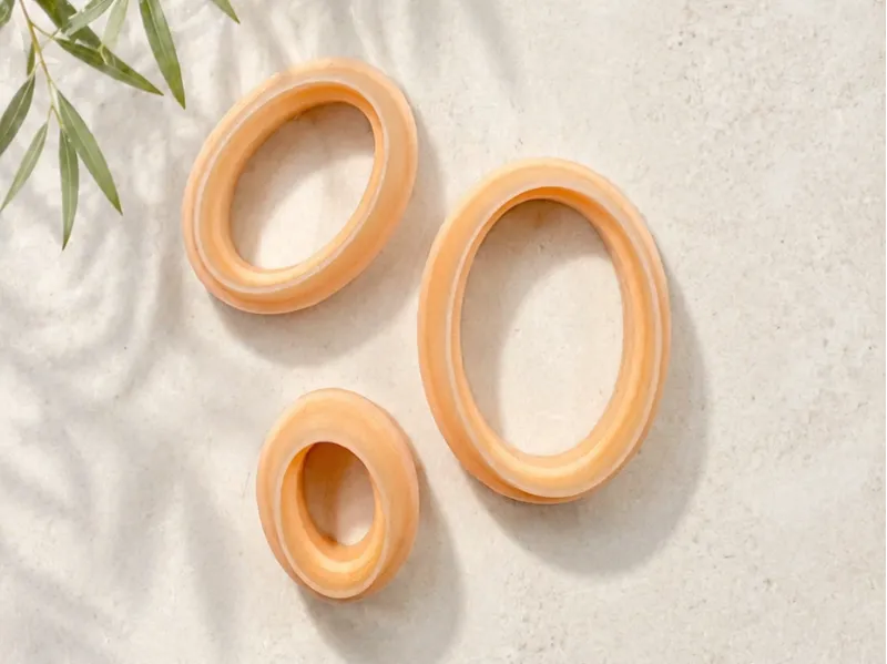 Set of 3 Oval Polymer Clay Cutters