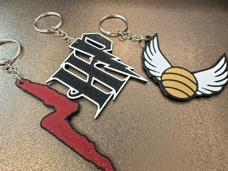 Harry Potter themed keychains