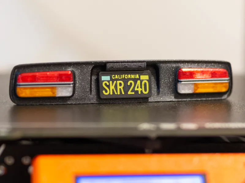 Custom license plate for 3D Sets Sakura 240