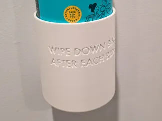 Wall Mounted Wipes Holder (narrow container)