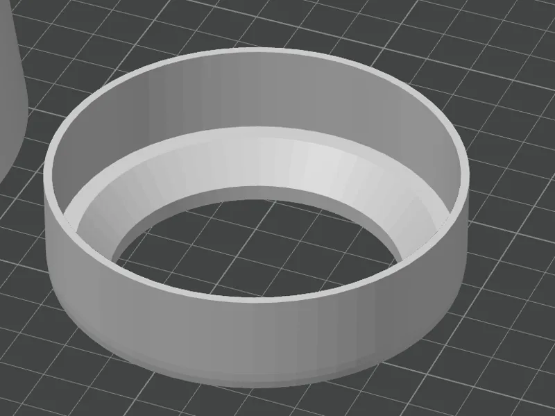 Glass candy jar adapter