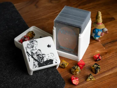 Terra Commander Deck Box with Dice Tray | FFVI - Free 3D Print Model - MakerWorld Terra Commander Deck Box with Dice Tray | FFVI - Free 3D Print Model - MakerWorld