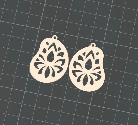 Spiral Wave Shell Earrings view 3