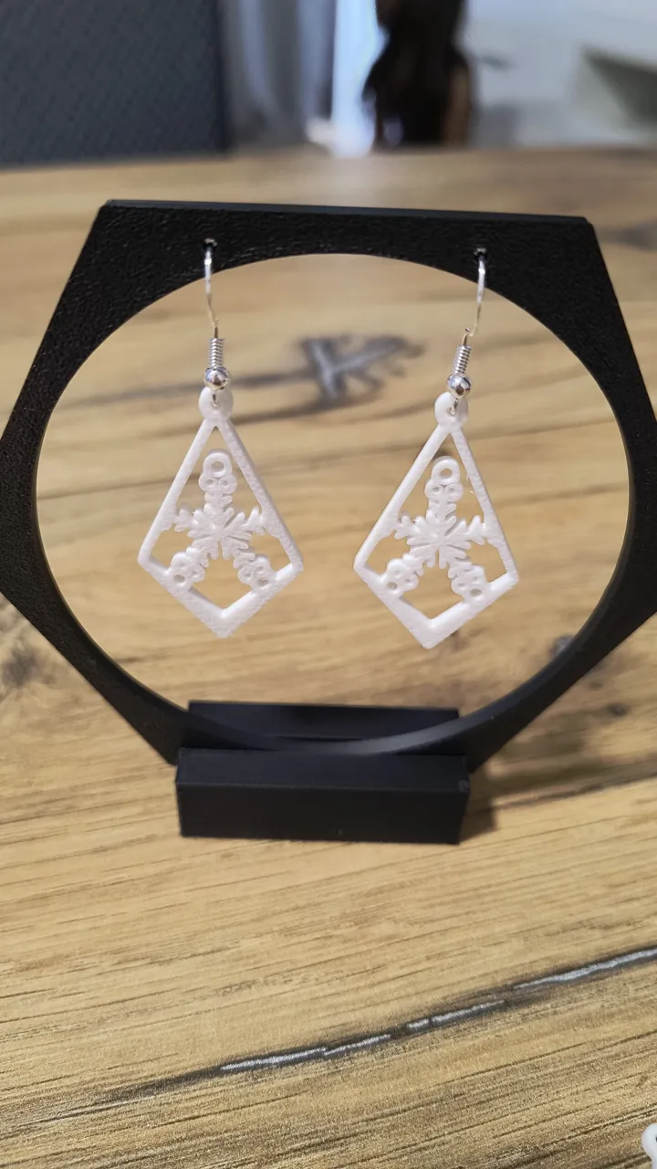 Snowflake earrings set 4 (sell it!) view 2