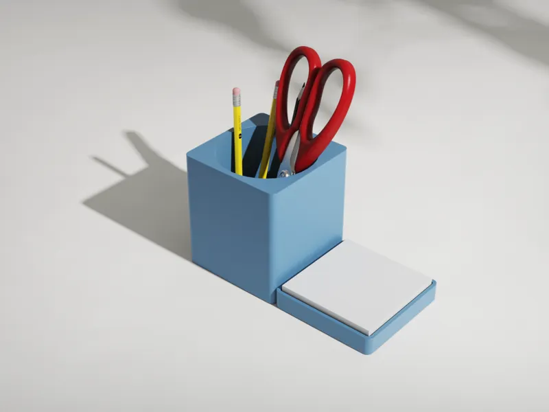 Pencil Holder - Modular Desk Organizer