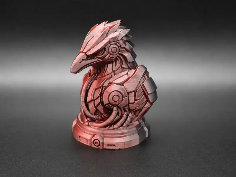 Cyberpunk Raven Bust - Sci-Fi