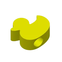 Bouchon de paille canard pour gobelet — photo 2
