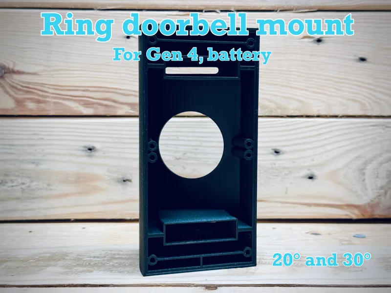 Ring Doorbell mount GEN 4 BATTERY 20 and 30 degree