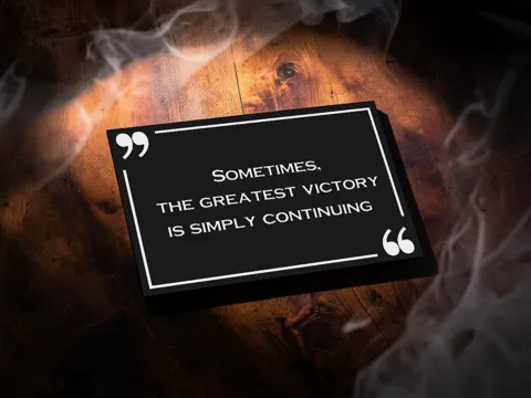 Empower Card - Sometimes the greatest victory is..