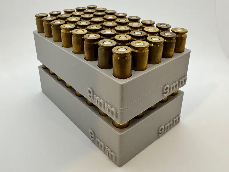 Stackable 9mm Ammo Holders 40 Rounds