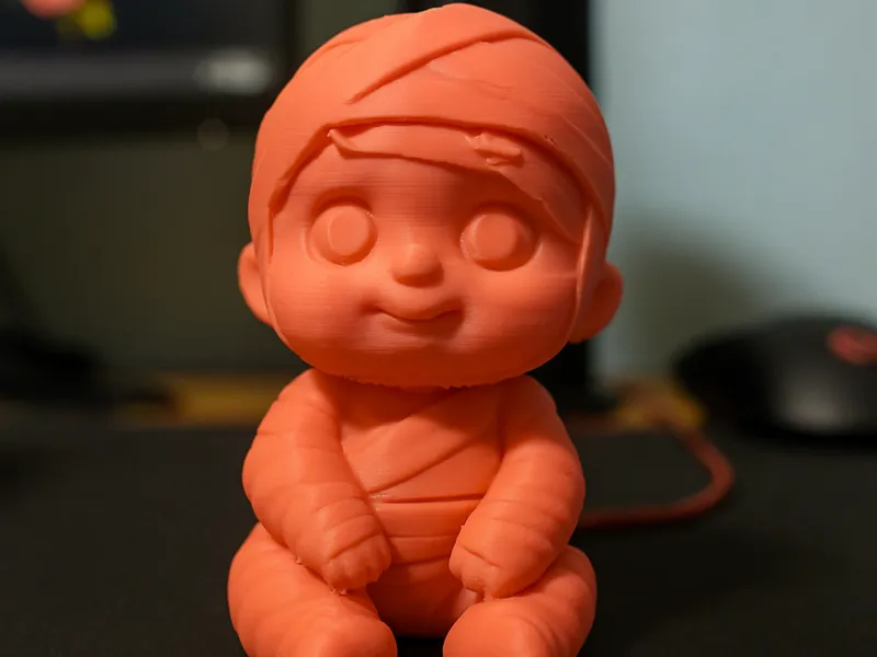 Bebé Momia – Figura decorativa 3D