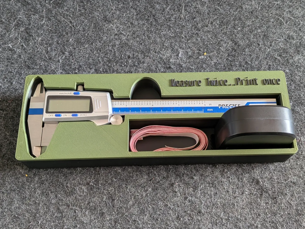 Gridfinity Electronic Caliper Storage - Free 3D Print Model - MakerWorld