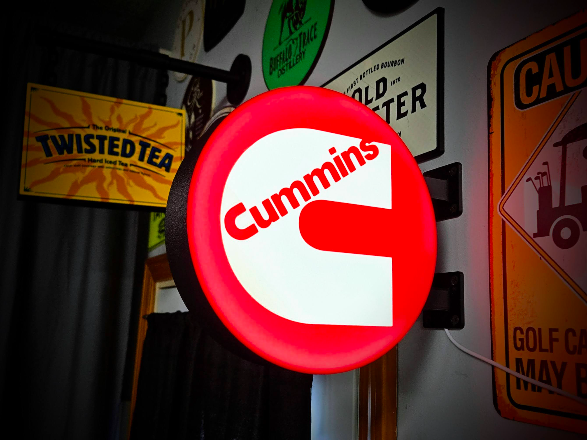 Cummins Diesel ~ 2Sided Station Style LED Lightbox