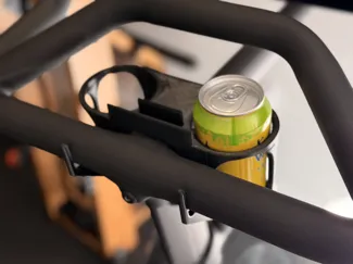 Dual drink can holder for the Peloton Bike+