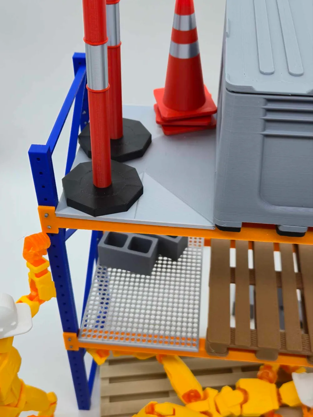 Rayonnages à palettes – Solides et grillagés Échelle 1:10 par MakerShed ...