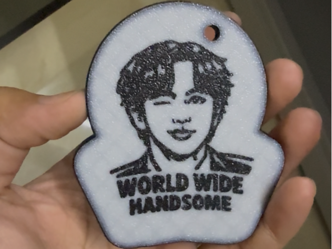 Worldwide Handsome Jin Keychain | Kpop bts 