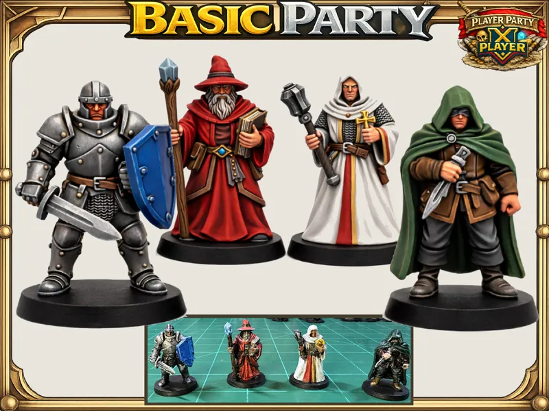 Basic Party: DnD Pathfinder Mini