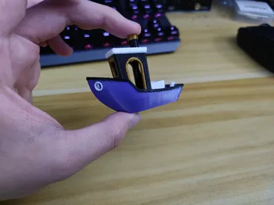 Multicolor 3DBenchy boat test
