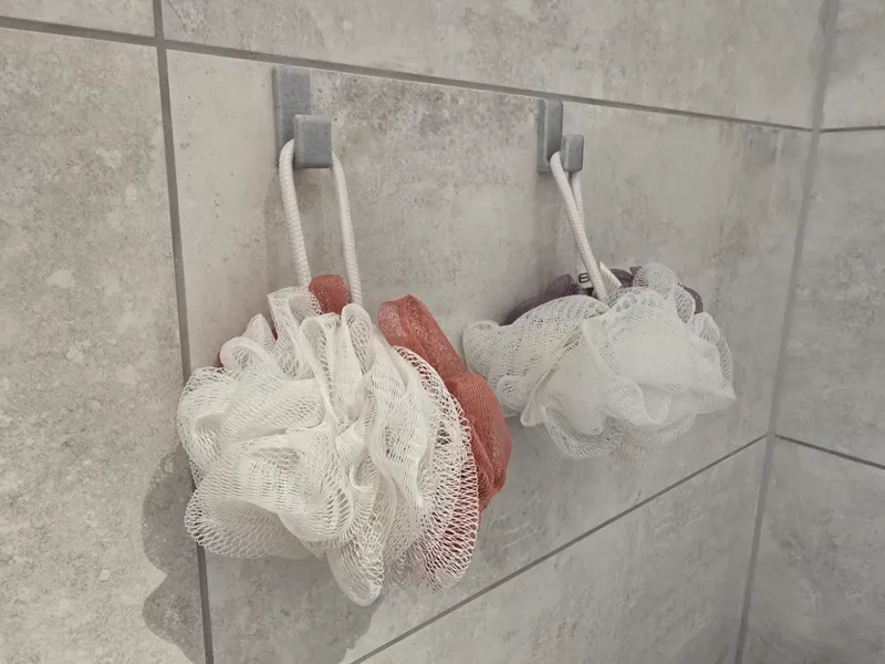 Wandhaken Aufhänger Duschschwamm