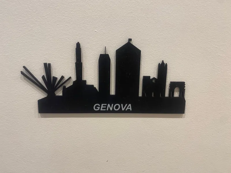 Skyline / Silhouette della città di Genova