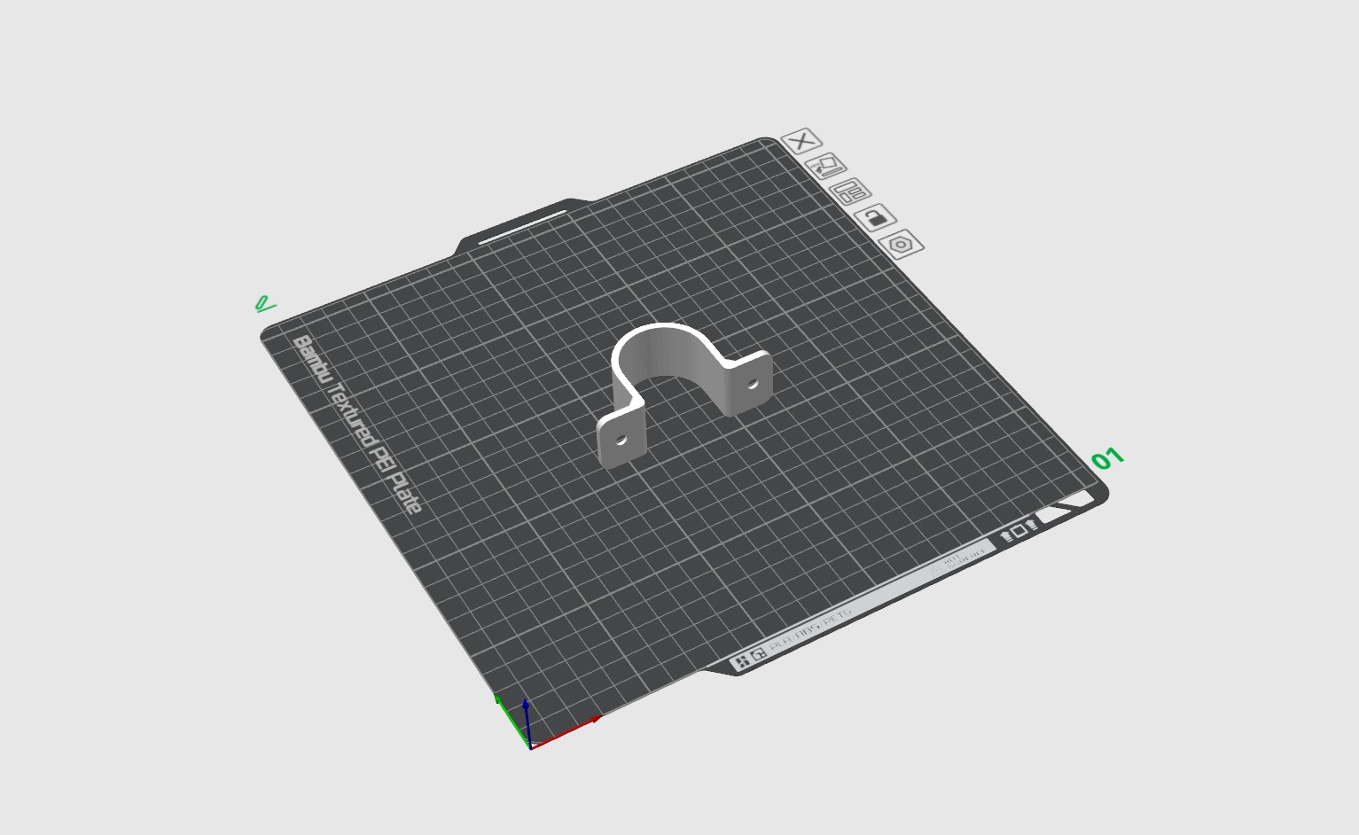 Miniatura 1 do modelo 3D 水管箍 （单管 或 双管）