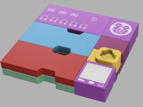 Modelo para impresión 3D: Coming of Age Boardgame inlay — referencia de MakerWorld