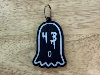 Ken Block 43 Ghost Keychain