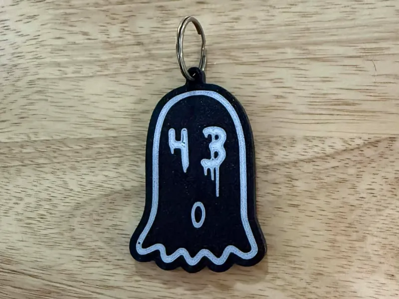Ken Block 43 Ghost Keychain