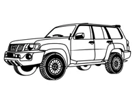 Nissan Patrol GU4 en ligne art — photo 2