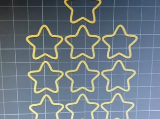 APLIQUES FORMATO DE ESTRELAS