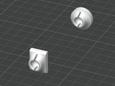 Ultrasonic Polishing Head Universal Polishing Base (Two Shapes) PETG