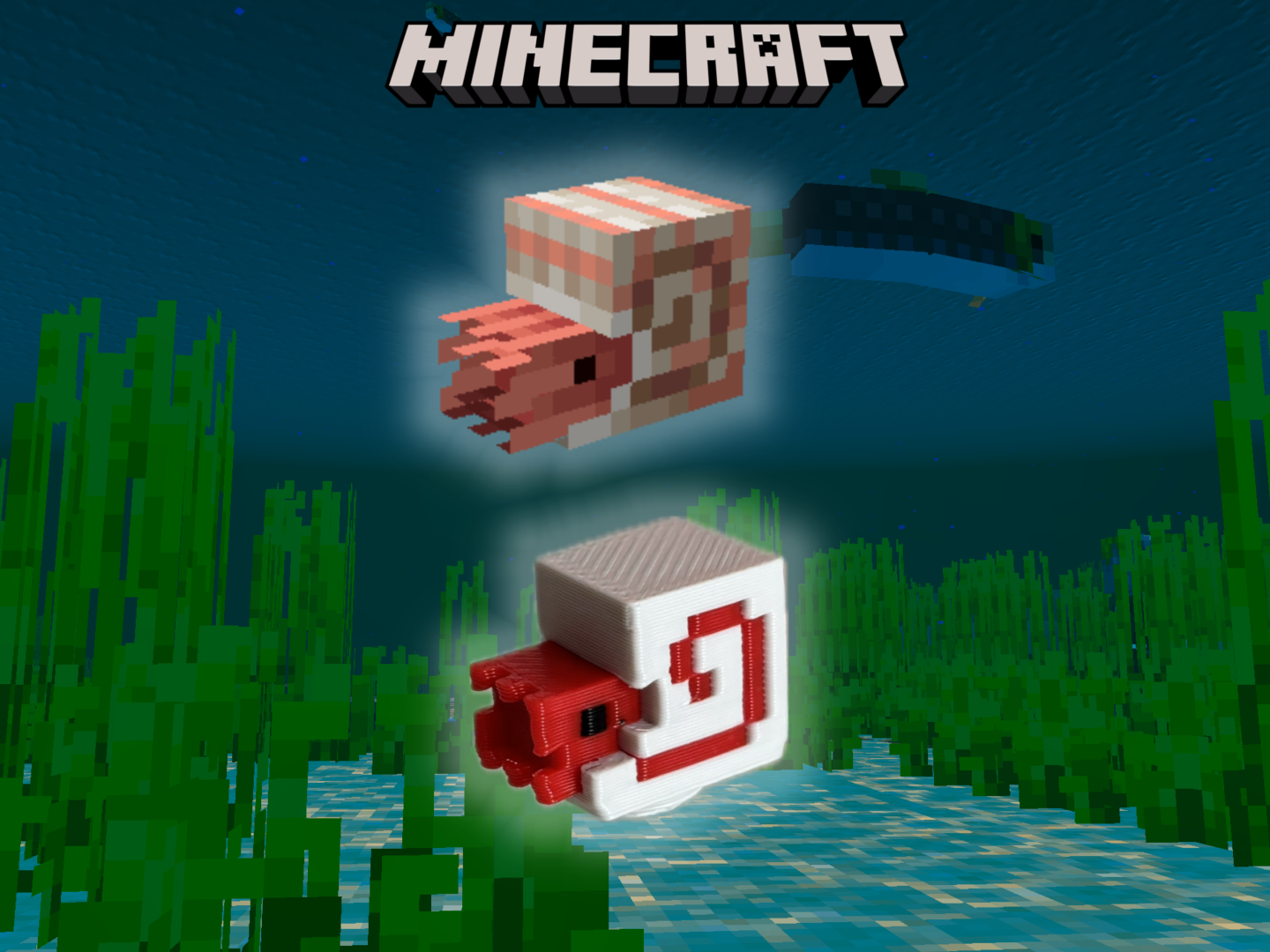 MINECRAFT - Baby Nautilus - Brick - 1