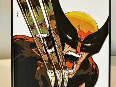 Wolverine vs Hulk Hueforge