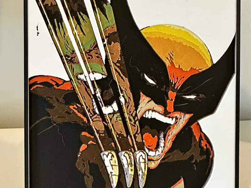 Wolverine vs Hulk Hueforge