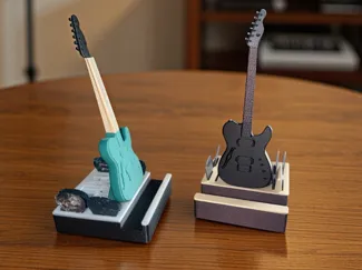 Guitar Phone and Pick holder