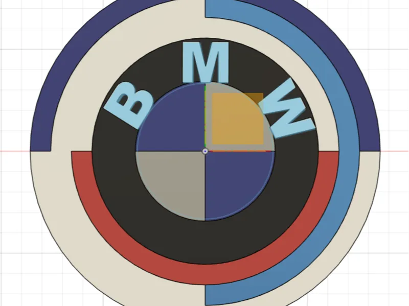 BMW 50th Anniversary Logo Drink Coaster