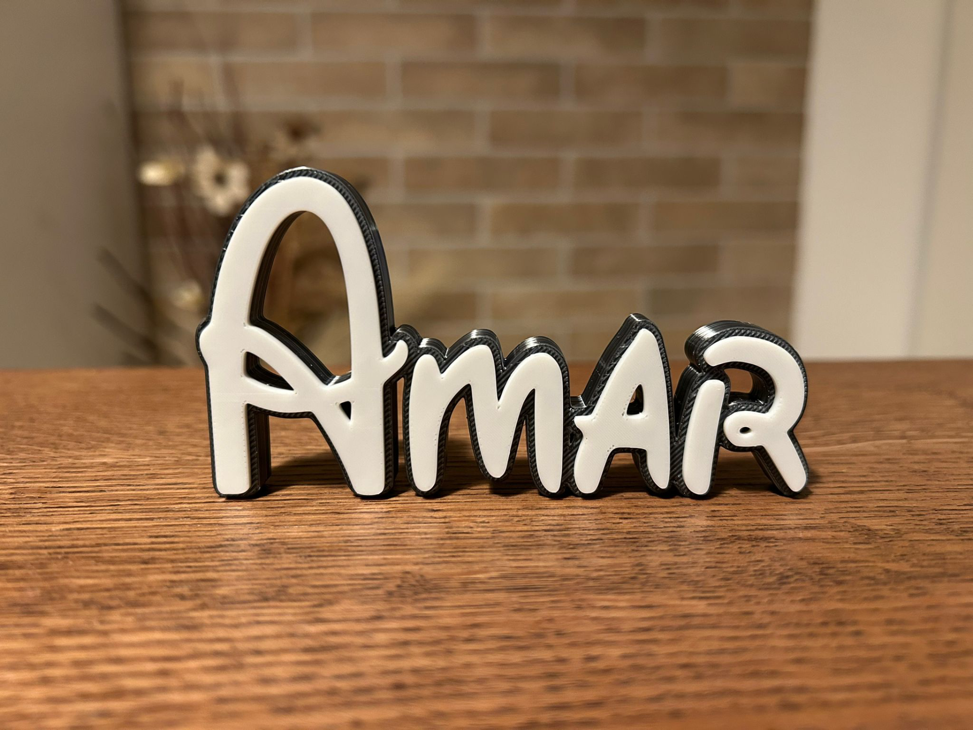 Amar Name Disney Sign
