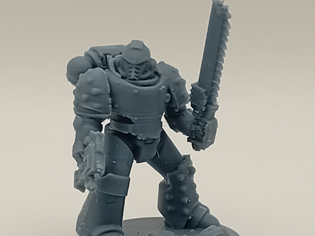 Grimdark space commando - scifi wargames miniature