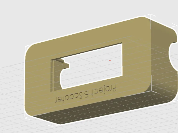 arduino displayhalterung für kabelbinder