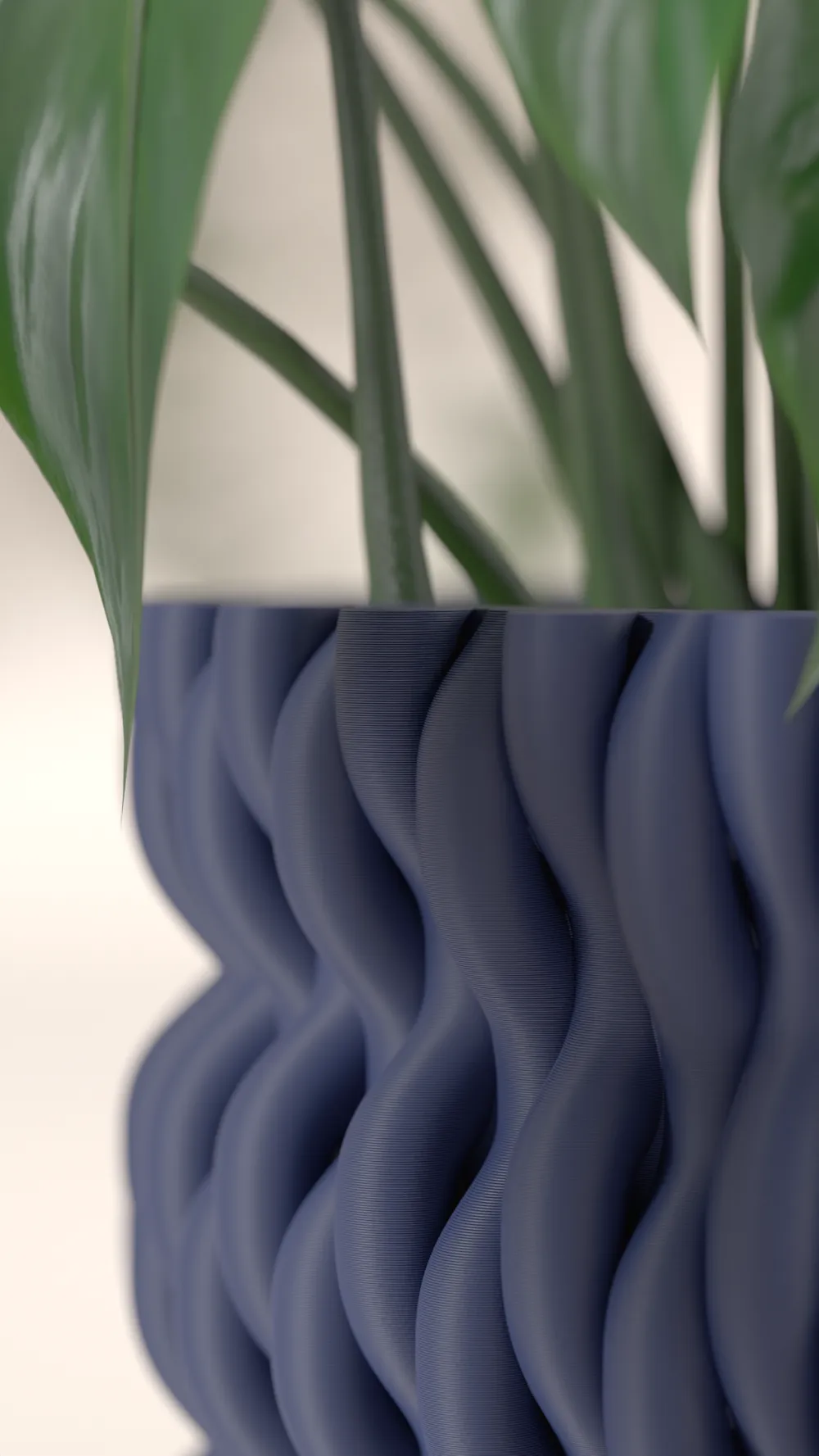 Modern Planter With Hidden Drip Tray - Free 3D Print Model - MakerWorld