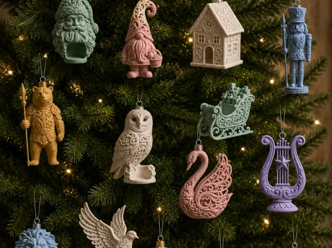 Letrero o emblema decorativo: Weihnachtsbaumschmuck — referencia de MakerWorld