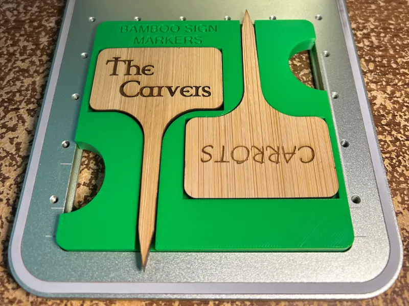 xTool F1 Bamboo Sign/Markers Jig