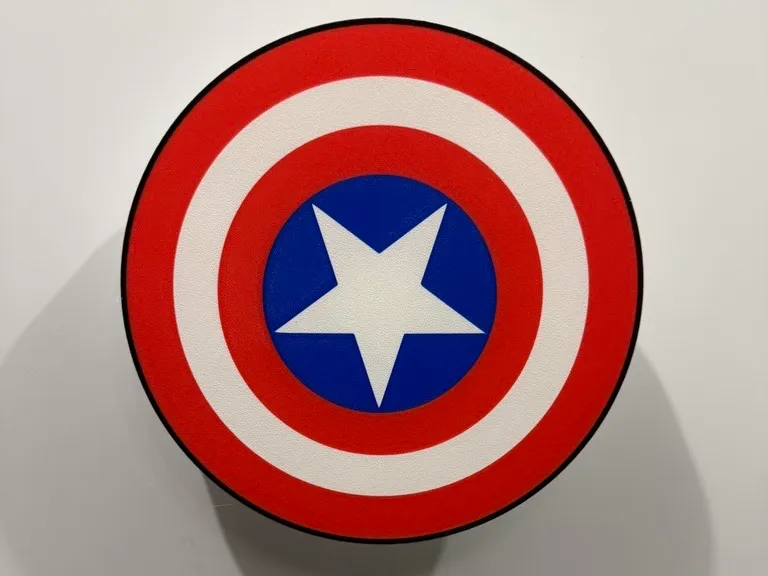 Captain America Wall Plaque Sign