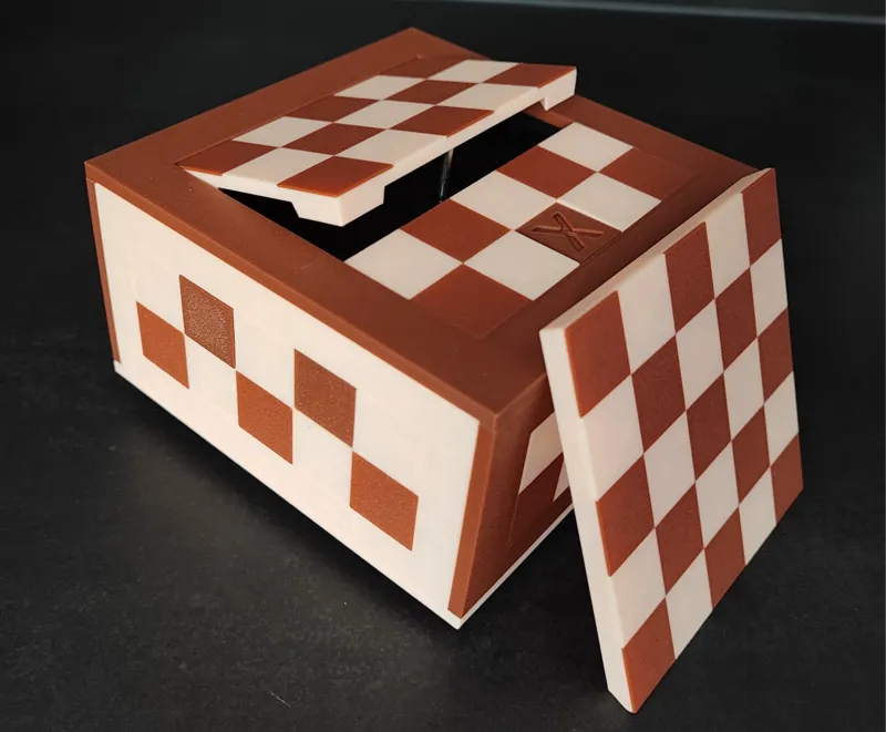 Chess Puzzle Box (30 Steps to Solve)