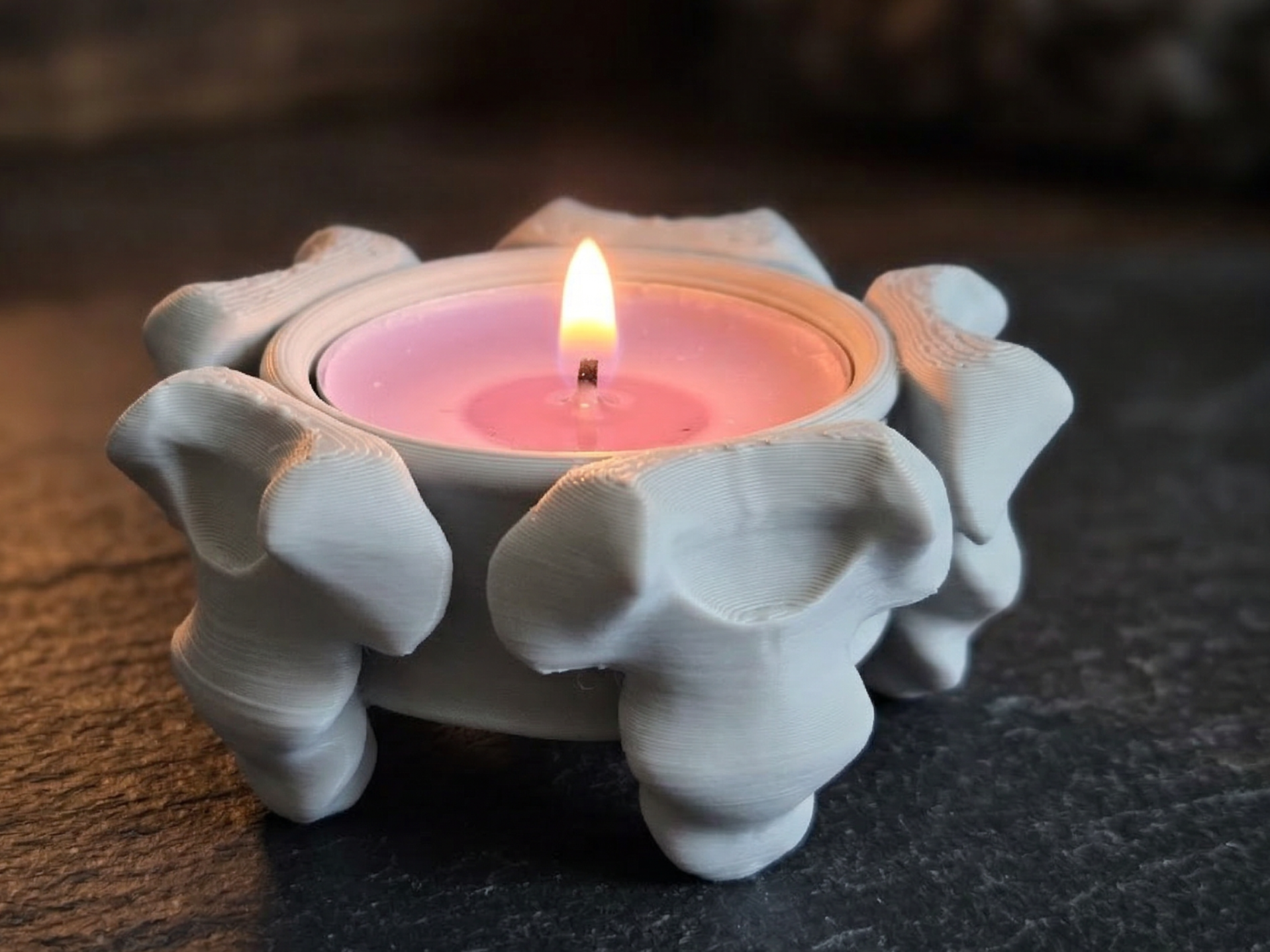 Coccyx Bone Tea Light Holder | Correct anatomy