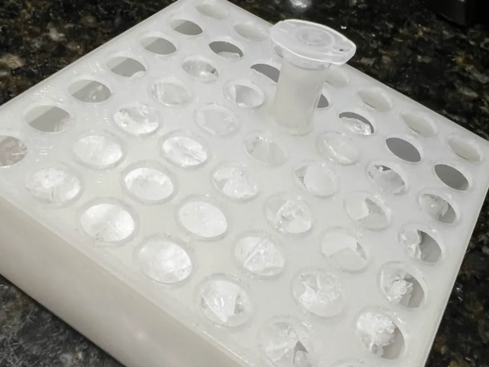 Lab Ice Rack Drawing Test Tube Ice Rack - Free 3D Print Model - MakerWorld