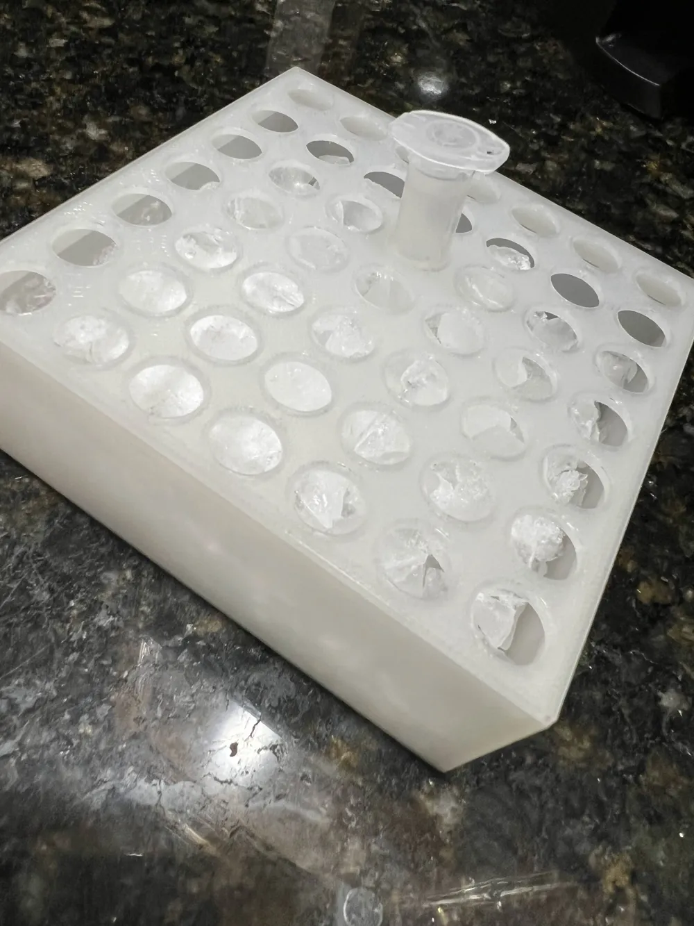 Lab Ice Rack Drawing Test Tube Ice Rack - Free 3D Print Model - MakerWorld