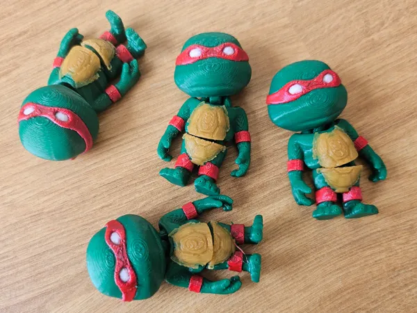 Артикулирани фигурки TMNT Micro Hero
