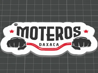 Oaxaca Bikers keychain